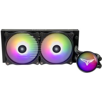СЖО Team Group T-Force SIREN GD240E Black ARGB,600-2000 RPM±10% Radiator:276x120x27 FAN:2x120x120x25 TB120502 ARGB - Metoo (1)
