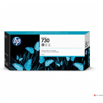 Струйный картридж HP P2V72A 730 для HP DesignJet, 300 мл, серый - Metoo (1)