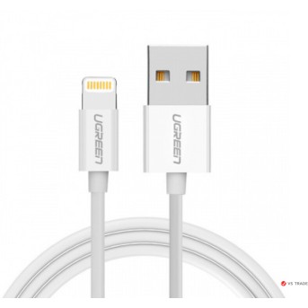 Кабель Ugreen US155 Lightning To USB 2.0 A Male Cable/<wbr>White 2M, 20730 - Metoo (1)