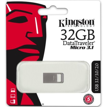 Накопитель USB 3.1 32GB Kingston DTMC3/<wbr>32GB - Metoo (2)