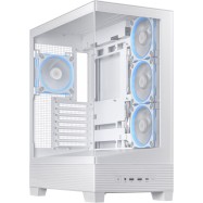 Корпус для ПК ASUS A31 PLUS TG ARGB Panoramic Design Case, BTF Support, WHITE