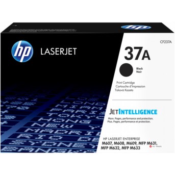 Оригинальный лазерный картридж HP LaserJet 37A, CF237A, Черный - Metoo (1)