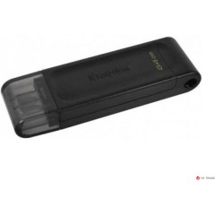 USB-Flash Kingston 64GB DT70/<wbr>64GB Black