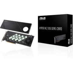 Карта расширения ASUS Hyper M.2 x16 Gen5 Card, 4xNVMe, M.2 (2242/2260/2280/22110)...