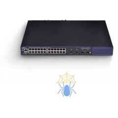 Коммутатор Ruijie RG-S2910C-24GT2XS-HP-E L2+ POE+(24x10/<wbr>100/<wbr>1000 RJ45, 2x100/<wbr>1000 SFP, 2x1G/<wbr>10G SFP+, 2 EMPTY pw. slots)