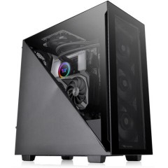 Компьютерный корпус Thermaltake Divider 300 TG, CA-1S2-00M1WN-00, ATX/<wbr>MicroATX/<wbr>Mini-ITX, USB 2*3.0 /Без Б/<wbr>П, Чёрный