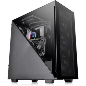 Компьютерный корпус Thermaltake Divider 300 TG, CA-1S2-00M1WN-00, ATX/<wbr>MicroATX/<wbr>Mini-ITX, USB 2*3.0 /Без Б/<wbr>П, Чёрный - Metoo (1)