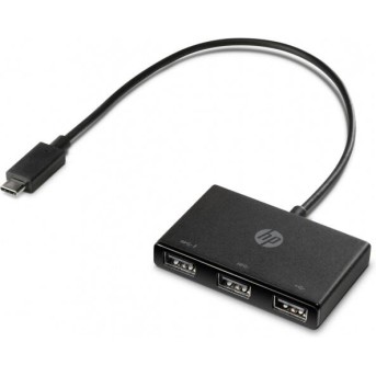Адаптер портов HP Z6A00AA USB-C to 3 USB-A Hub - Metoo (1)