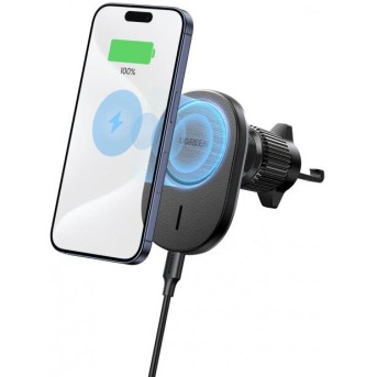 Держатель авто Ugreen W522 Magnetic Wireless Car Charger For Air Vent Mount 25925 - Metoo (1)