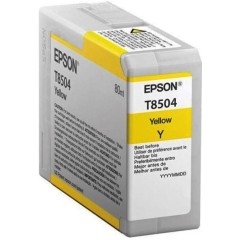 Картридж струйный Epson C13T850400 Yellow T850400 UltraChrome HD ink 80ml..