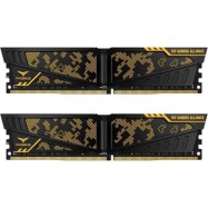 Оперативная память 8Gb DDR4 Team Group Vulcan TUF Yellow 2 штуки (TLTYD416G2400HC14DC01)