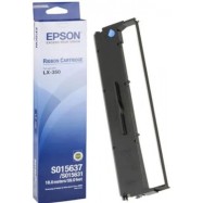 Черный риббон-картридж Epson RIBBON LX-350/LX300 EU, C13S015637 /ЖЕЛТАЯ НАКЛЕЙКА..