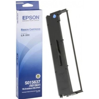 Черный риббон-картридж Epson RIBBON LX-350/LX300 EU, C13S015637 /ЖЕЛТАЯ НАКЛЕЙКА в Metoo.kz - Metoo (1)