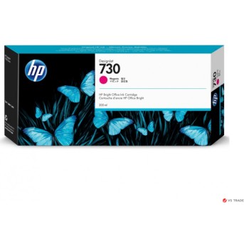 Струйный картридж HP P2V69A 730 для HP DesignJet, 300 мл, пурпурный - Metoo (1)