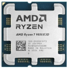 Процессор AMD Ryzen 7 9850X3D, AM5, 4.7GHz base 5.6GHz Turbo, 96Mb L3, 8C/16T, 100-000001973, TRAY..