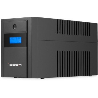 ИБП Ippon Back Basic 1200 LCD Euro, 1200VA, 600Вт, AVR 168 -263В, 7xEURO, управление по USB - Metoo (1)