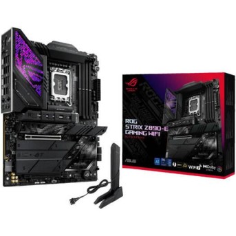 Сист.плата ASUS ROG STRIX Z890-E GAMING WIFI, Z890, 1851, 4xDDR5, PCI-E x16, M2, SATA, HDMI, DP, Thundrbolt. WIFI7, BOX - Metoo (1)