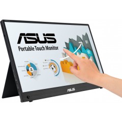 Монитор ASUS ZenScreen Touch MB16AMT,15.6" FHD(1920x1080x60Hz),IPS,10p touch,Built-in Batt,mHDMI,kickstand,tripod socket
