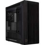 Корпус ASUS PROART PA602 WOOD TG PWM BLACK, деревянная панель на лицевой части, закаленное стекло, черный