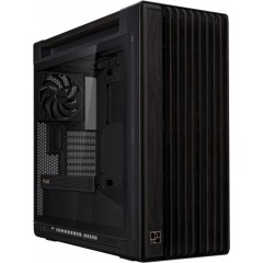 Корпус ASUS PROART PA602 WOOD TG PWM BLACK, деревянная панель на лицевой части, закаленное стекло, черный