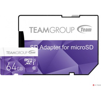 Карта памяти microSD 64Gb Team Group TCUSDX64GUHS41 - Metoo (1)