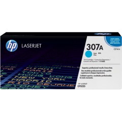 Картридж лазерный HP CE741A Cyan Print Cartridge for HP LaserJet CP5225, up to 7300..