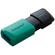 USB- Flash Kingston DTXM/256GB, USB 3.2 Gen 1,пластик, черный + бирюзовый