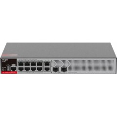 Коммутатор RUIJIE RG-S2915-10GT2MS-P-L managed L2+ PoE+ (10 x 10/<wbr>100/<wbr>1000 RJ45; 2 x 2.5GE/<wbr>1GE SFP ports 125W PoE)