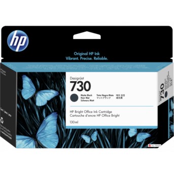 Струйный картридж HP P2V65A 730 для HP DesignJet, 130 мл, черный матовый - Metoo (1)