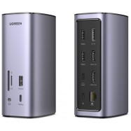 Док-станция UGREEN CM555 USB-C Multifunction Docking Station Pro 90325