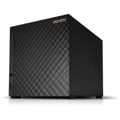 Сетевое хранилище ASUSTOR AS1104T, 4 Bay NAS, Quad-Core 1.4GHz CPU, 2.5GbE Port, 1GB DDR4, 4 x SATA3 6Gb/<wbr>s; 3.5quot; HDD