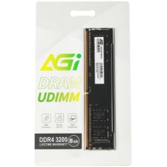 ОЗУ AGI DIMM DDR4, 8G, 3200MHz, CL22, 1.2v, AGI320008UD138-ST