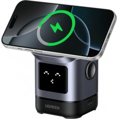 Беспроводная зарядка Ugreen W709 45775 2-in-1/<wbr>15W Magnetic Wireless Charger for IPhone + AirPods