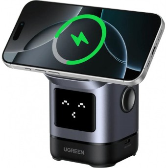 Беспроводная зарядка Ugreen W709 45775 2-in-1/<wbr>15W Magnetic Wireless Charger for IPhone + AirPods - Metoo (1)