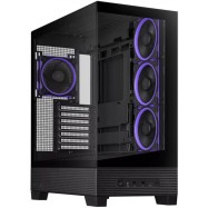 Корпус для ПК ASUS A31 PLUS TG ARGB Panoramic Design Case, BTF Support, BLACK