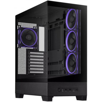 Корпус для ПК ASUS A31 PLUS TG ARGB Panoramic Design Case, BTF Support, BLACK - Metoo (1)