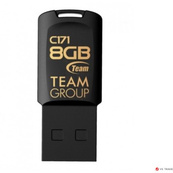 USB флешка 8Gb Team Group TC1718GB01 C171 DRIVE Black - Metoo (1)
