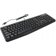 Клавиатура Genius KB-117, 104 кнопки, USB KZ Black, 31310016410