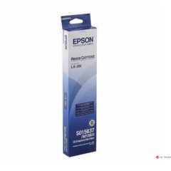 Черный риббон-картридж Epson RIBBON LX-350/<wbr>LX300 EU, C13S015637