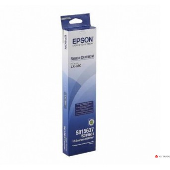 Черный риббон-картридж Epson RIBBON LX-350/<wbr>LX300 EU, C13S015637 - Metoo (1)