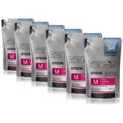 Набор картриджей Epson C13T773340 Magenta с пурпурными чернилами 6х1л для Epson SureColor SC-B6000/<wbr>B7000
