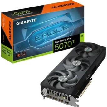 Видеокарта Gigabyte , GeForce RTX 5070Ti Eagle OC, 16Gb GDDR7, 256Bit, DP, HDMI, BOX - Metoo (1)