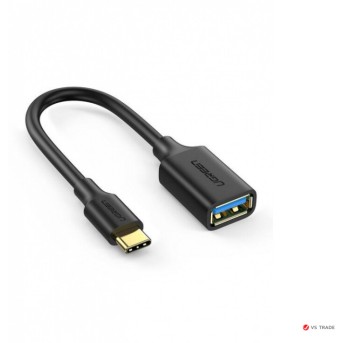 Кабель UGREEN US154 USB-C Male to USB 3.0 A Female Cable (Black) - Metoo (1)