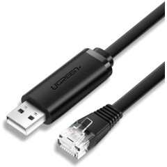 Кабель UGREEN CM204 USB 2.0 to RJ45 Console Cable 3m 60813..