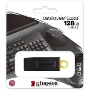 USB- Flash Kingston DTXM/128GB, USB 3.2 Gen 1, черный пластик