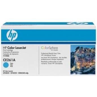 Картридж HP CE261A (648A) голубой - Metoo (1)