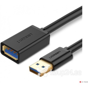 Кабель UGREEN US129 USB 3.0 Extension Male Cable 1.5m (Black), 30126 - Metoo (1)