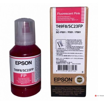 Емкость с флуоресцентными розовыми чернилами Epson C13T49F800 140 мл - Metoo (1)