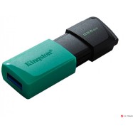 USB- Flash Kingston DTXM/256GB, USB 3.2 Gen 1,пластик, черный + бирюзовый