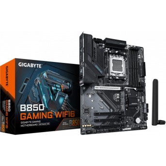 Сист.плата Gigabyte B850 GAMING WF6, B850, 4xDDR5, PCI-E5 x16, 3xM.2, SATA6, HDMI, DPx2, Wi-Fi6E, LAN2.5GbE, BOX в Metoo.kz - Metoo (1)